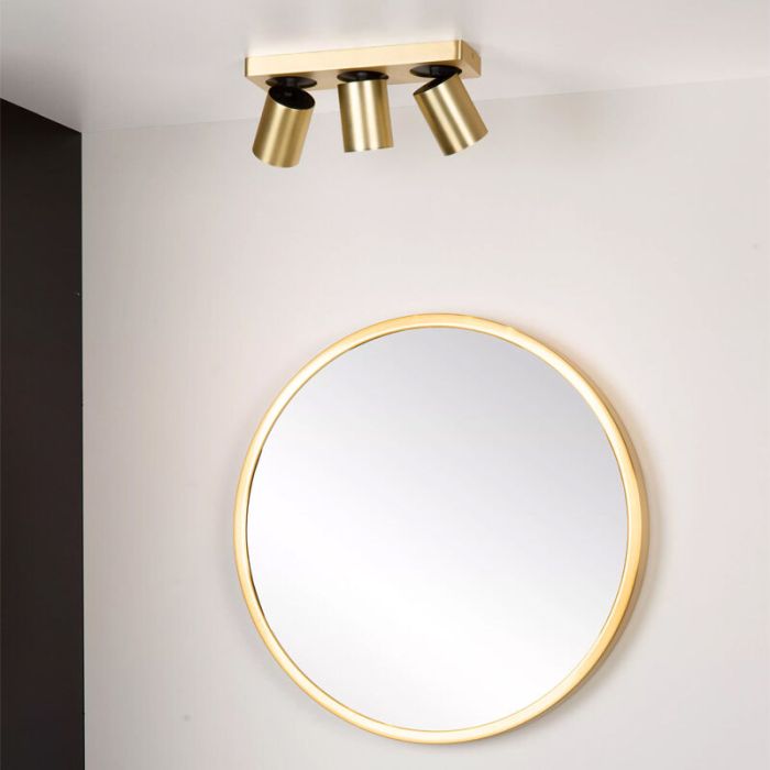 Golden ceiling spotlight modern, Nigel