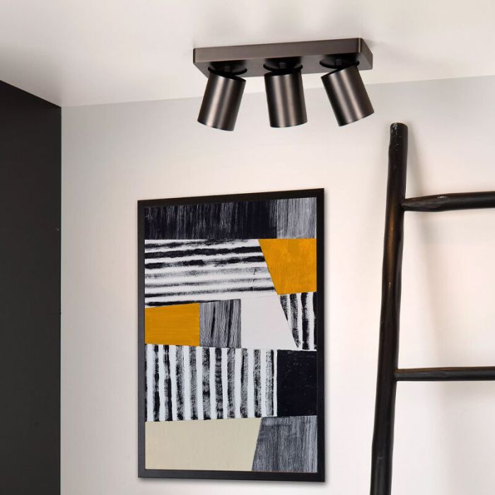 Black ceiling spotlight modern, Nigel