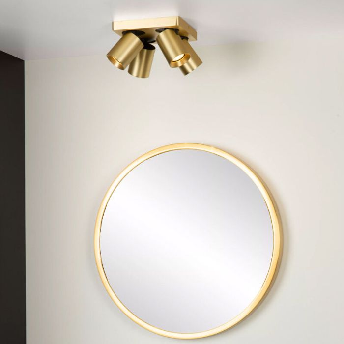 Golden ceiling spotlight modern, Nigel