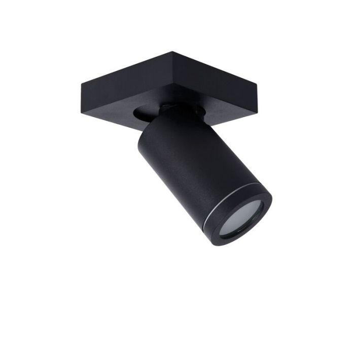 Black ceiling spotlight modern, Taylor, IP44