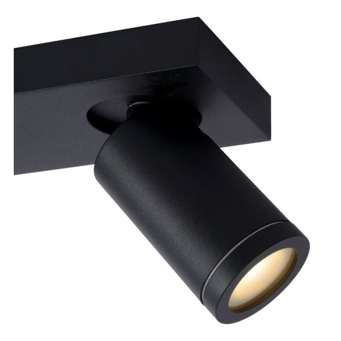 Black ceiling spotlight modern, Taylor, IP44