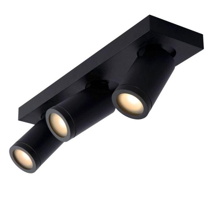 Black ceiling spotlight modern, Taylor, IP44