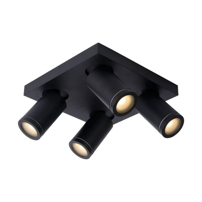 Black ceiling spotlight modern, Taylor, IP44