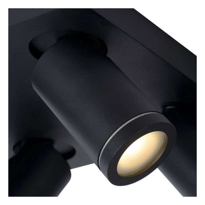 Black ceiling spotlight modern, Taylor, IP44