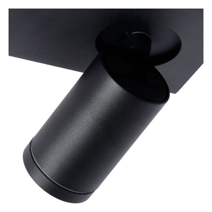 Black ceiling spotlight modern, Taylor, IP44