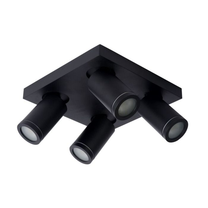 Black ceiling spotlight modern, Taylor, IP44