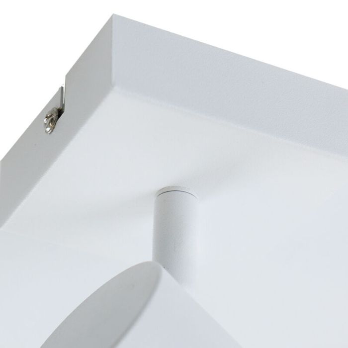 Modern smart ceiling light white, Elena, 4.5W, RGBW
