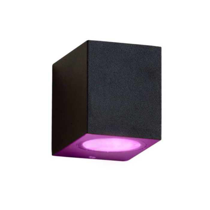 Modern smart outdoor light black, Corella, IP44, 4.5W, RGBW