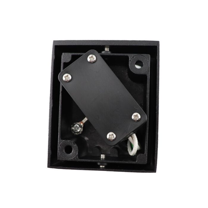 Modern smart outdoor light black, Corella, IP44, 4.5W, RGBW