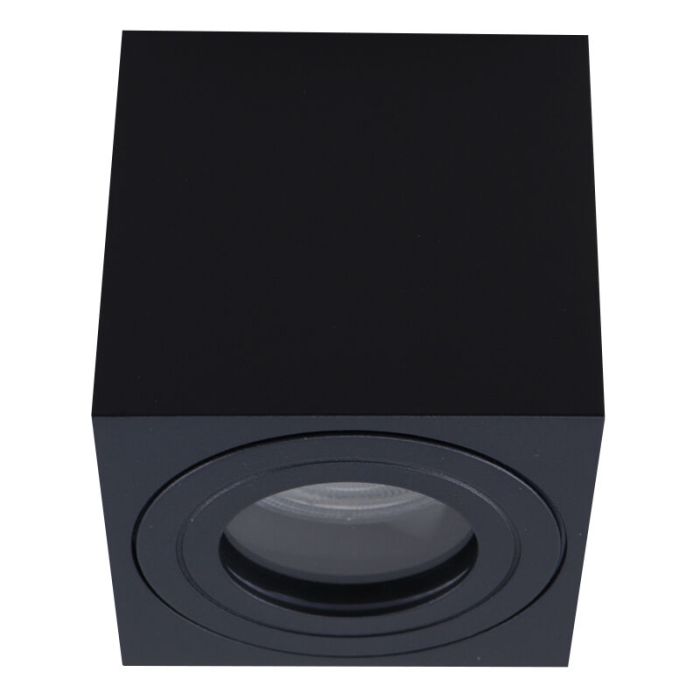 Modern smart ceiling light black, Alion, IP44, 4.5W, RGBW
