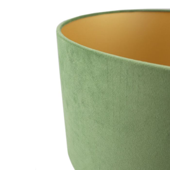 Green Velor lampshade Milene, Fabric, Modern