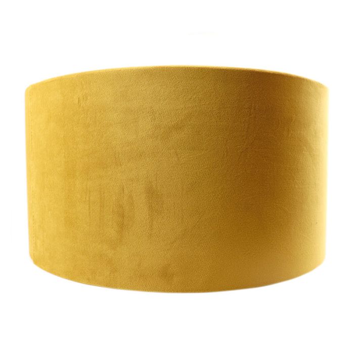 Yellow Velor lampshade Milene, Fabric, Modern