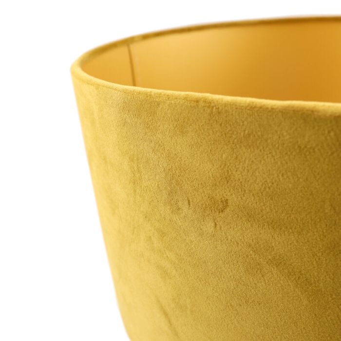 Yellow Velor lampshade Milene, Fabric, Modern
