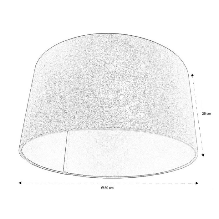 Taupe Velor lampshade Melanie, Fabric, Modern