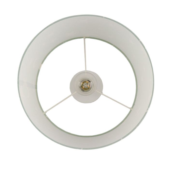 Fabric kid's ceiling light green, Stars