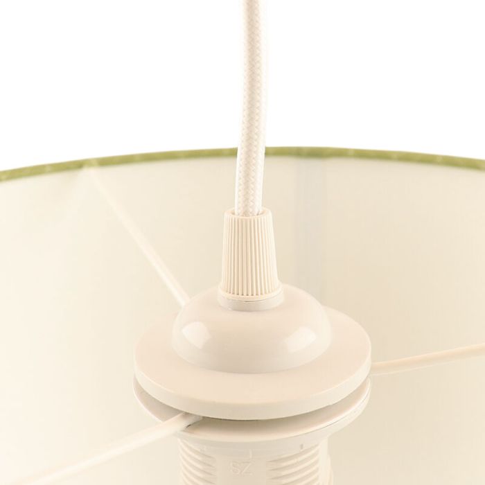 Modern kids pendant light green, Lines