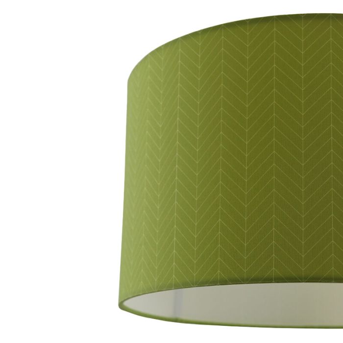 Modern kid's ceiling light green, Lines