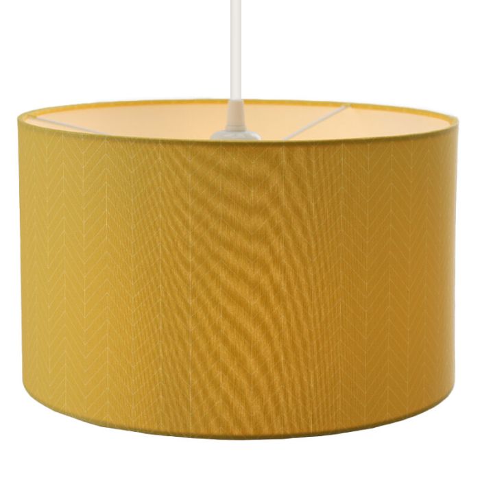 Modern kids pendant light yellow, Lines