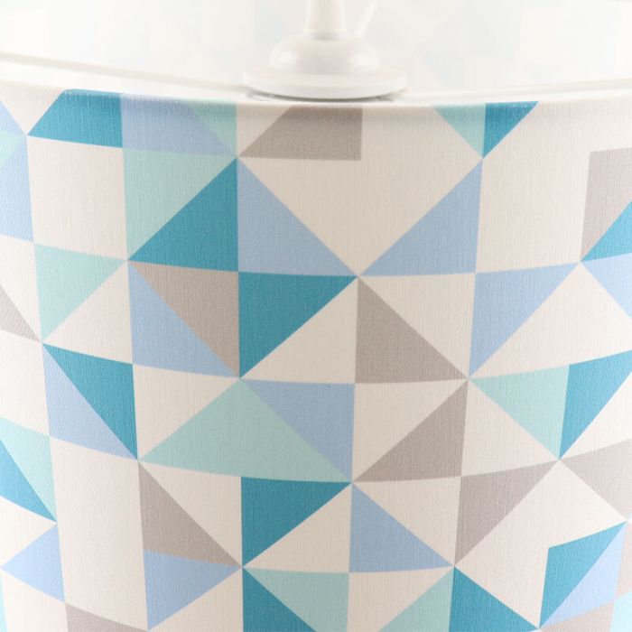Modern kids pendant light blue, Diamonds