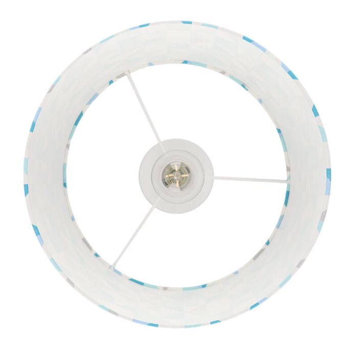 Modern kid's ceiling light blue, Diamonds