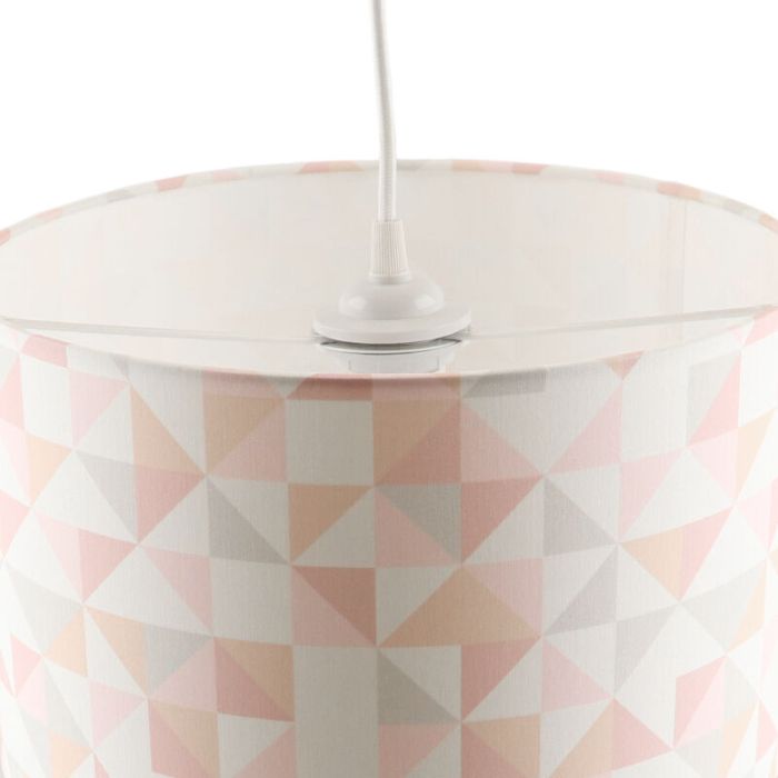 Modern kids pendant light pink, Diamonds