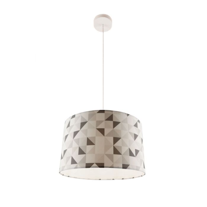Modern kids pendant light grey, Diamonds