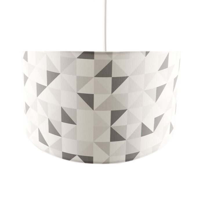 Modern kids pendant light grey, Diamonds