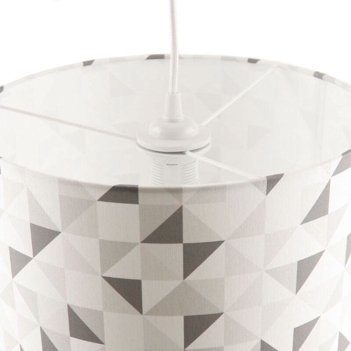 Modern kids pendant light grey, Diamonds