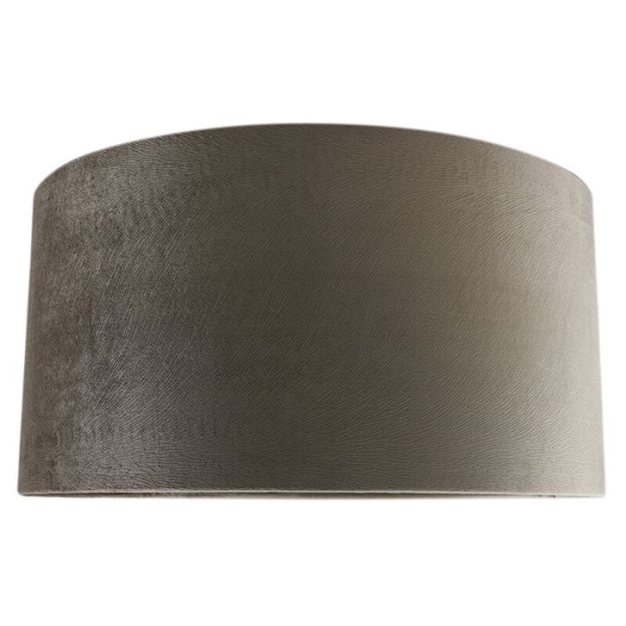 40 cm velvet lamp shade taupe, Rody