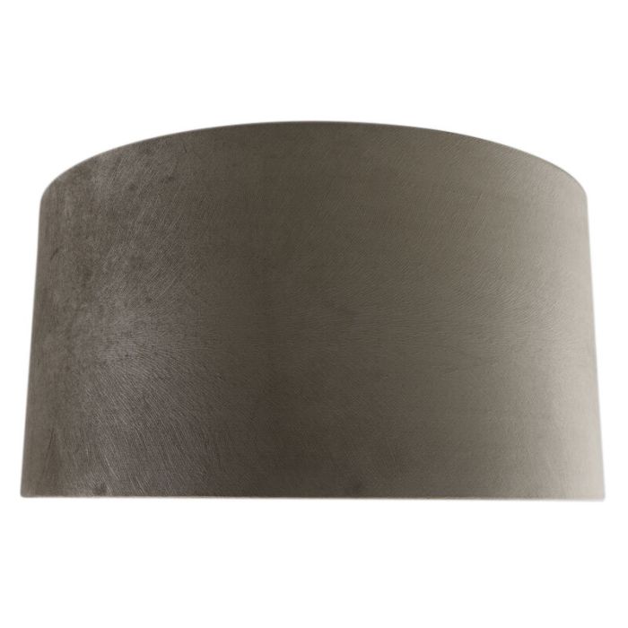 50 cm velvet lamp shade taupe, Rody