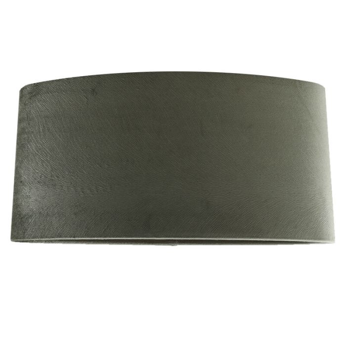 40 cm oval velvet lamp shade green, Rody