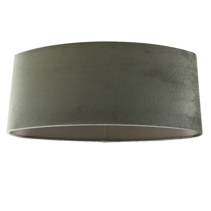 50 cm oval velvet lamp shade green, Rody