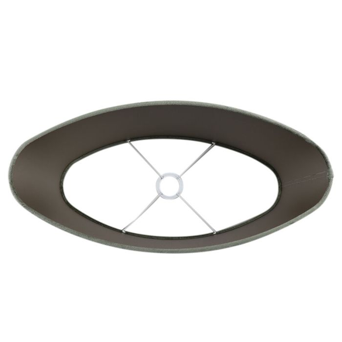50 cm oval velvet lamp shade green, Rody
