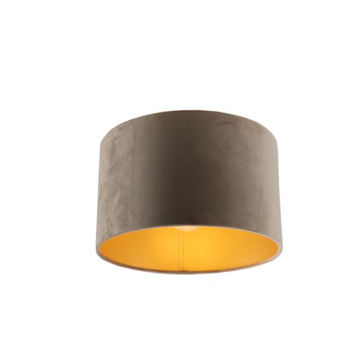 Modern flush ceiling light gold, Krista