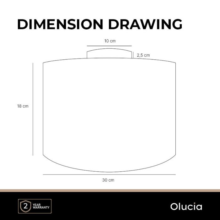 Modern flush ceiling light gold, Krista