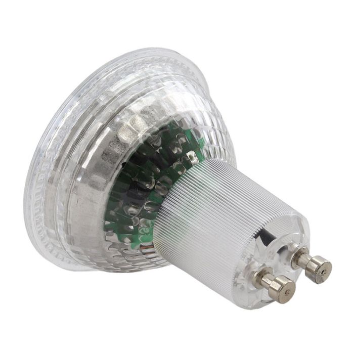 10-pack Dimmable transparent GU10 LED lamp Antonie, 5w, warm white