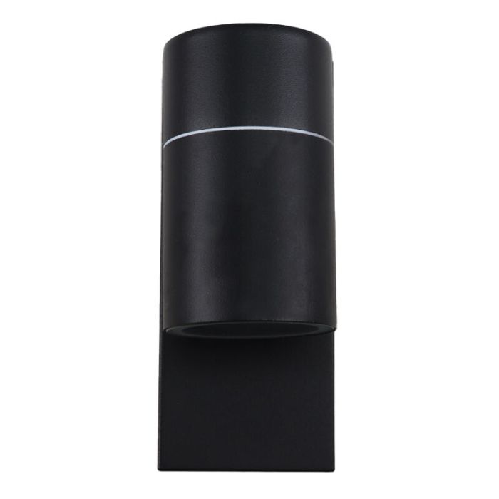 Modern outdoor wall light with dusk to dawn sensor black, Pedro, IP44