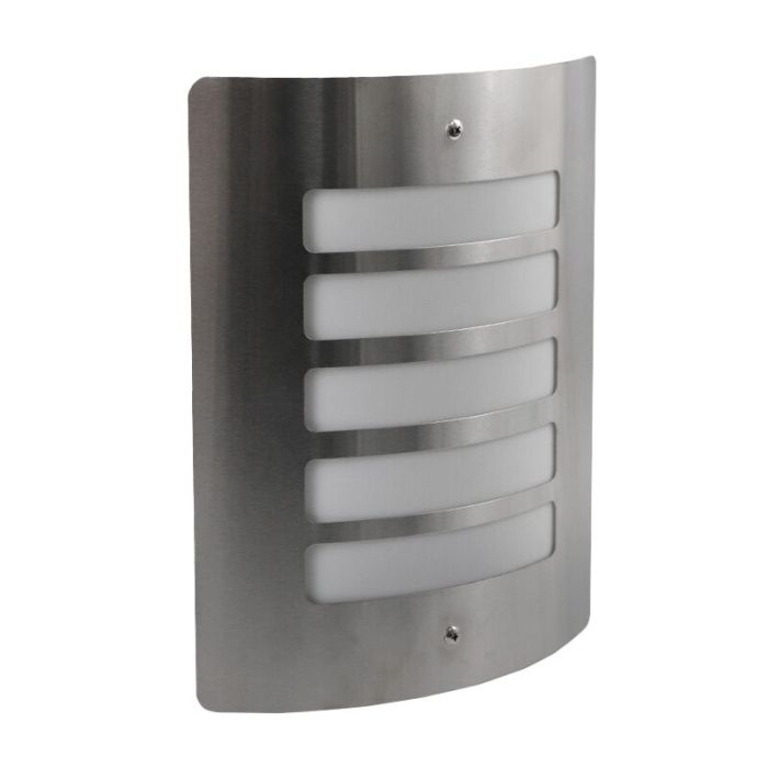 Modern outdoor light silver, Manuel, IP44