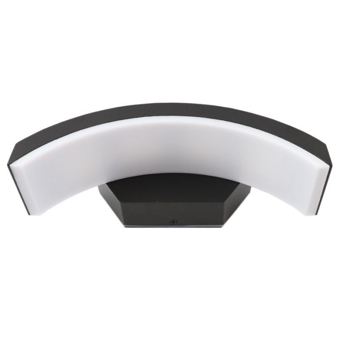Modern outdoor light black, Annemay, 6W, 3000K LED, IP54