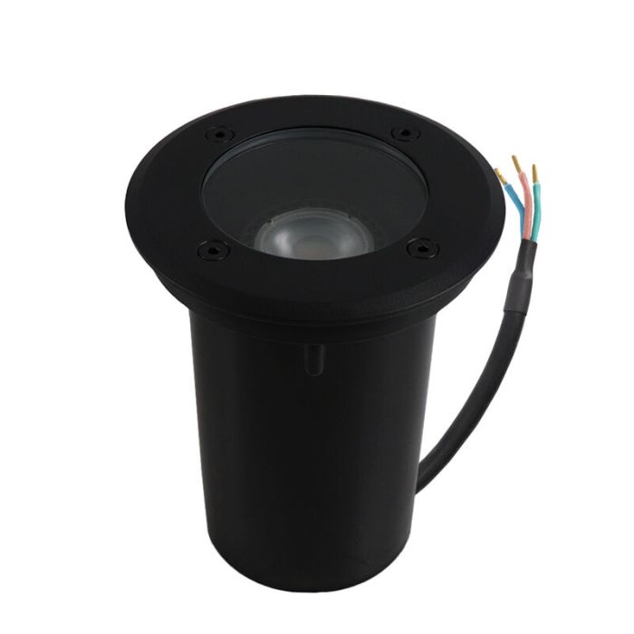 Modern ground light black, Clenton, IP44