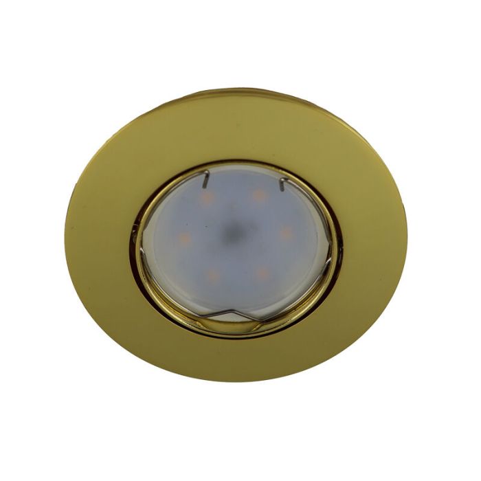 Golden modern mini recessed downlight aluminium, Lenx