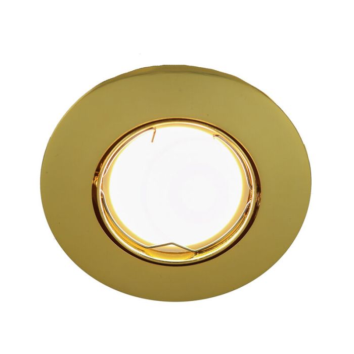 Golden modern mini recessed downlight aluminium, Lenx