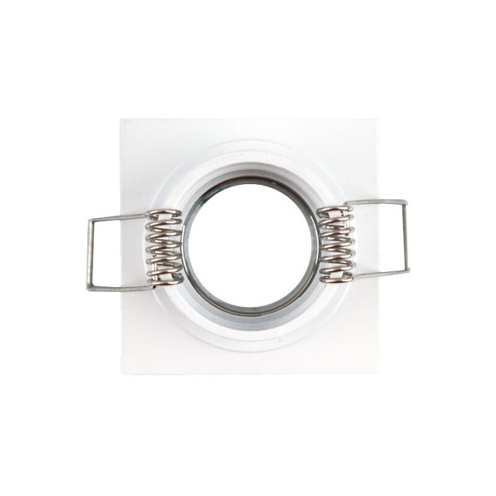 White modern bathroom recessed downlight aluminium, Dorx, IP44