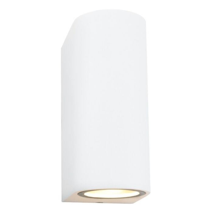 Aluminium outdoor light white, Corina, IP44