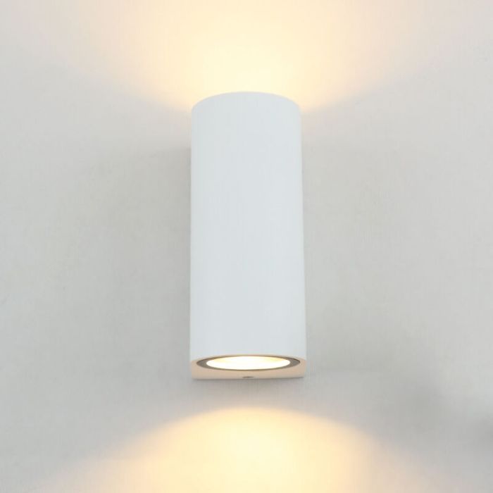 Aluminium outdoor light white, Corina, IP44
