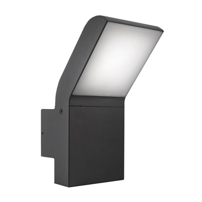 Aluminium outdoor light anthracite, Andor, 12W, 4000K LED, IP54