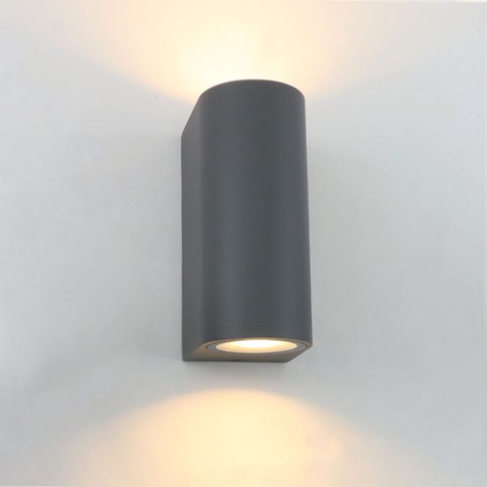 Aluminium outdoor light anthracite, Corina, IP44