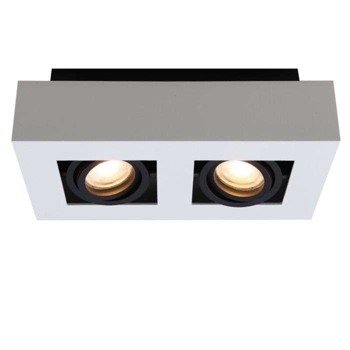 Aluminium surface mounted downlight white, Noraly