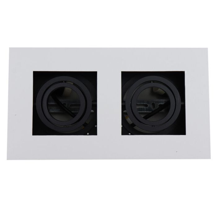 Aluminium surface mounted downlight white, Noraly