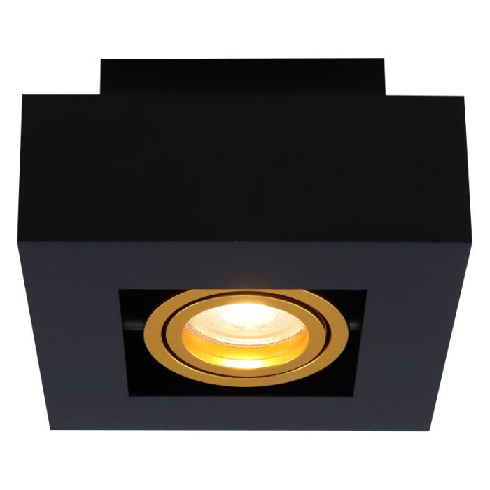 Aluminium surface mounted downlight gold, Noraly